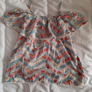❤ Womens No Boundaries pretty top size L